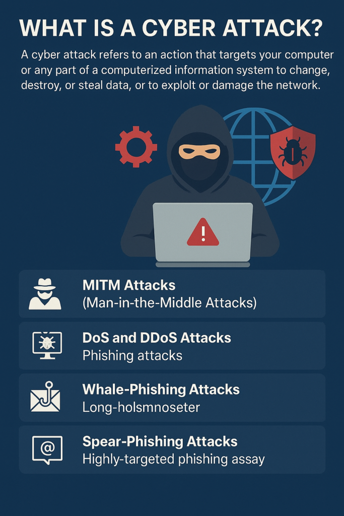 Types of cyber attacks explained visually